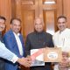 TAXAB’s Manu Gaur hands over draft of Responsible Parenthood Act 2019 to President Kovind