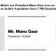 Watch our President Manu Gaur Live on TV9 Bharatvarsh on India's Population from 7 PM Onwards with Ajit Anjum